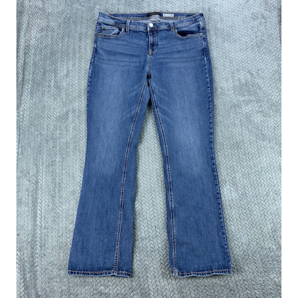 Aeropostale Boot Jeans Women Size 10 Reg  Mid Rise Denim 35x30 Distressed